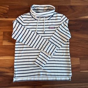 Vineyard Vines Striped Funnel Neck Shep Shirt (XS)